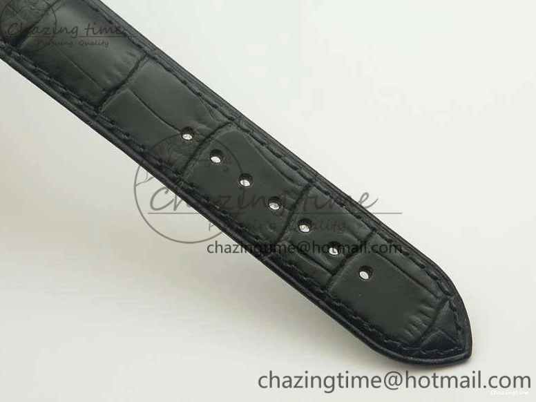 0730 De Ville Prestige Real Power Reserve SS TW 1:1 Best Edition Gray Dial On Leather Strap A SportInspired 8090